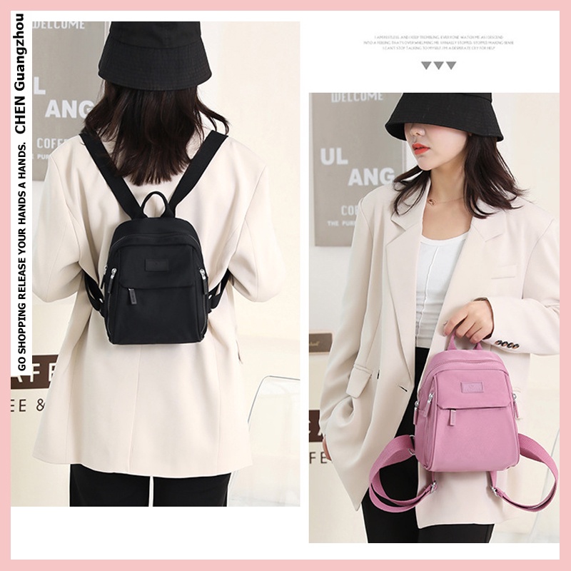 Balo nữ mini CHEN balo thời trang nữ đi học đi chơi chất vải oxford mềm cao cấp BL27