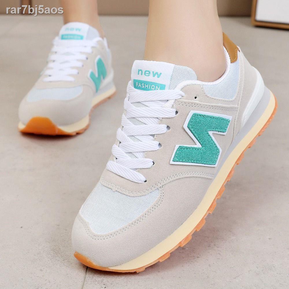 ◊Giày thể thao hình chữ n mới mùa thu nữ Forrest Gump Sinh viên Hàn Quốc phù hợp với tất cả các trang p