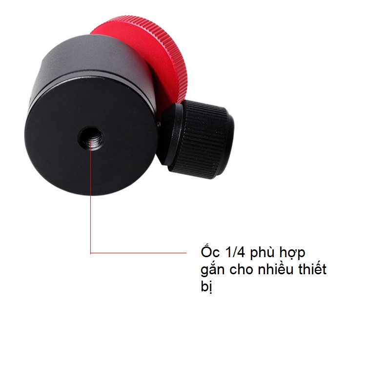 Đầu ball dùng cho máy ảnh, điện thoại , gimbal bằng kim loại