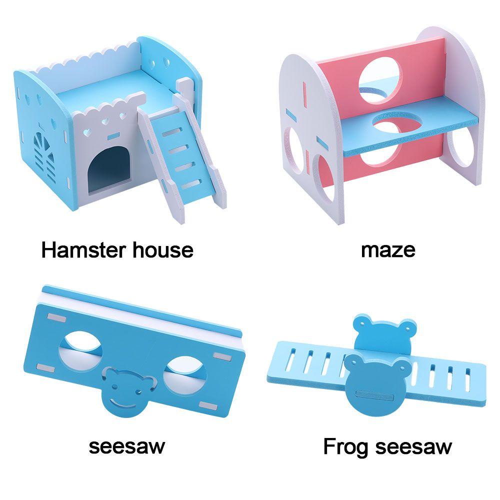 Nhà Gỗ Nhỏ Xinh Xắn Cho Chuột Hamster
