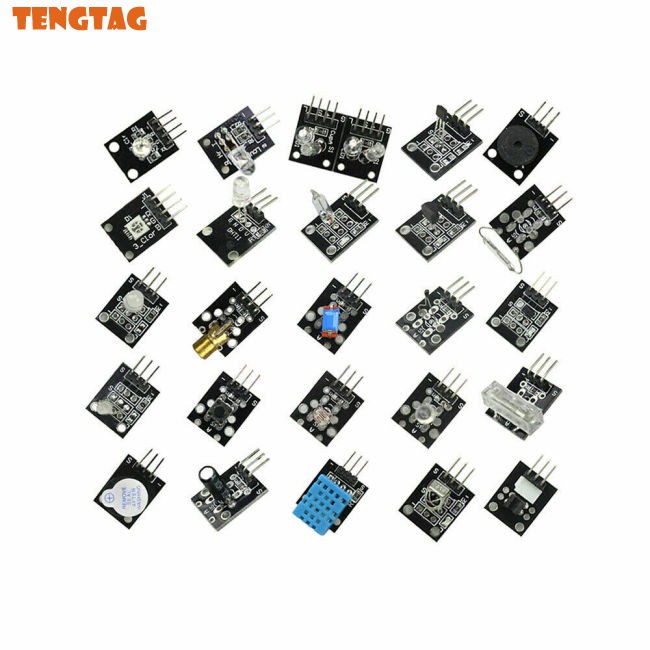 For Arduino 45 in 1 Sensors Modules Starter Kit Better Than 37in1 Sensor Kit 37 in 1 Sensor Kit Uno R3 Mega2560