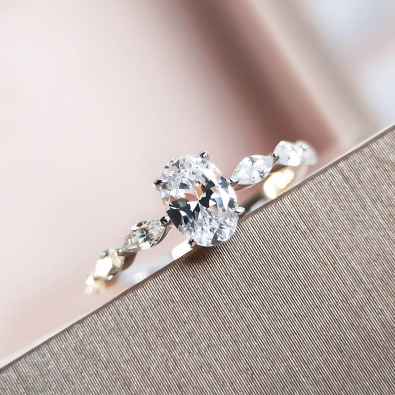 Nhẫn Đeo Tay Kim Loại Đính Đá Thời Trang Cho Nữ