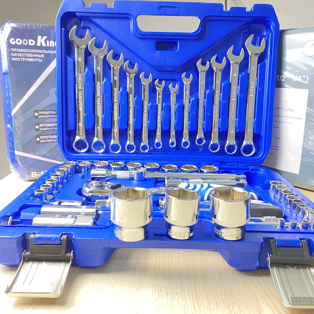 (Được kiểm hàng )Bộ Dụng Cụ Sửa Chữa Đa Năng Cao Cấp 61 chi tiết KINGTOOLS