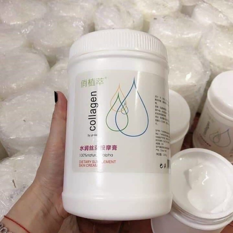 Kem Masage Collagen Cho Da Mặt Trắng Mịn Da