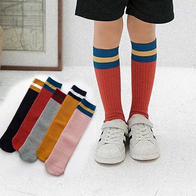 COMBO 3 - 10 Đôi Tất Bốt Cao Cổ Cho Bé Gái