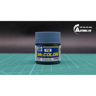 SƠN MÔ HÌNH MÀU XANH DƯƠNG SẬM (INTERMIDIATE BLUE) LACQUER C72 10ML MR.HOBBY S146
