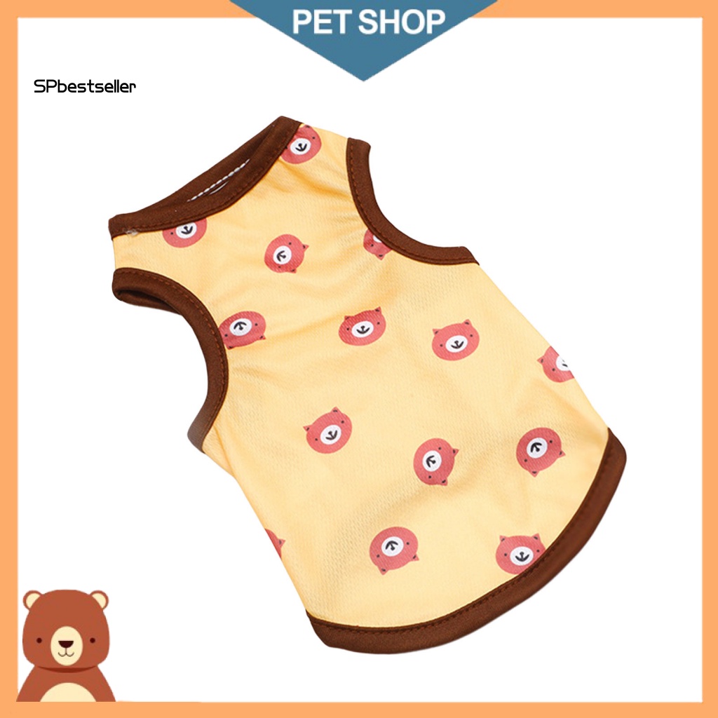 Áo Không Tay Thoải Mái Thiết Kế Đơn Giản Thời Trang Mùa Hè Cho Cún Cưng