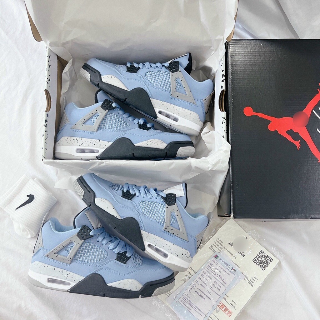 Giày thể thao jd 4 Nam Nữ siêu cấp, giày sneaker id 4 full billbox
