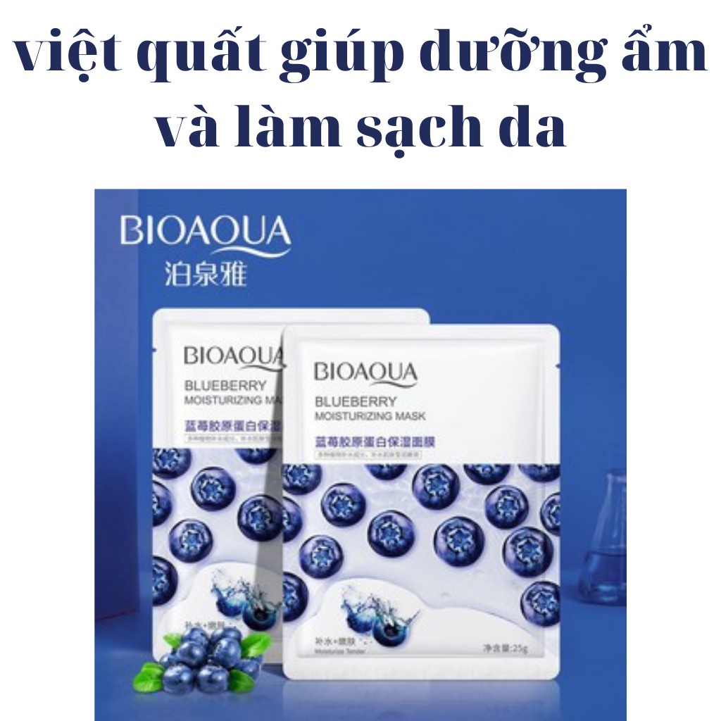 Mặt nạ dưỡng trắng da giấy cấp ẩm nước sáng da dầu giảm mụn trái cây hoa quả BIOAQUA mask - Mặt nạ hoa quả | BigBuy360 - bigbuy360.vn