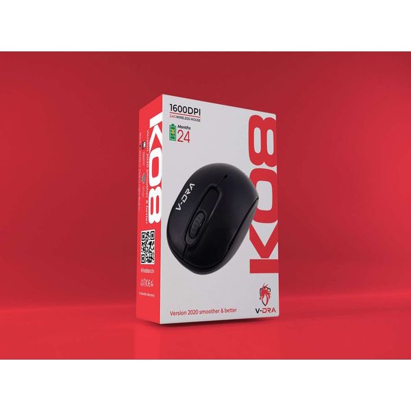 CHUỘT KHÔNG DÂY V-DRA K08