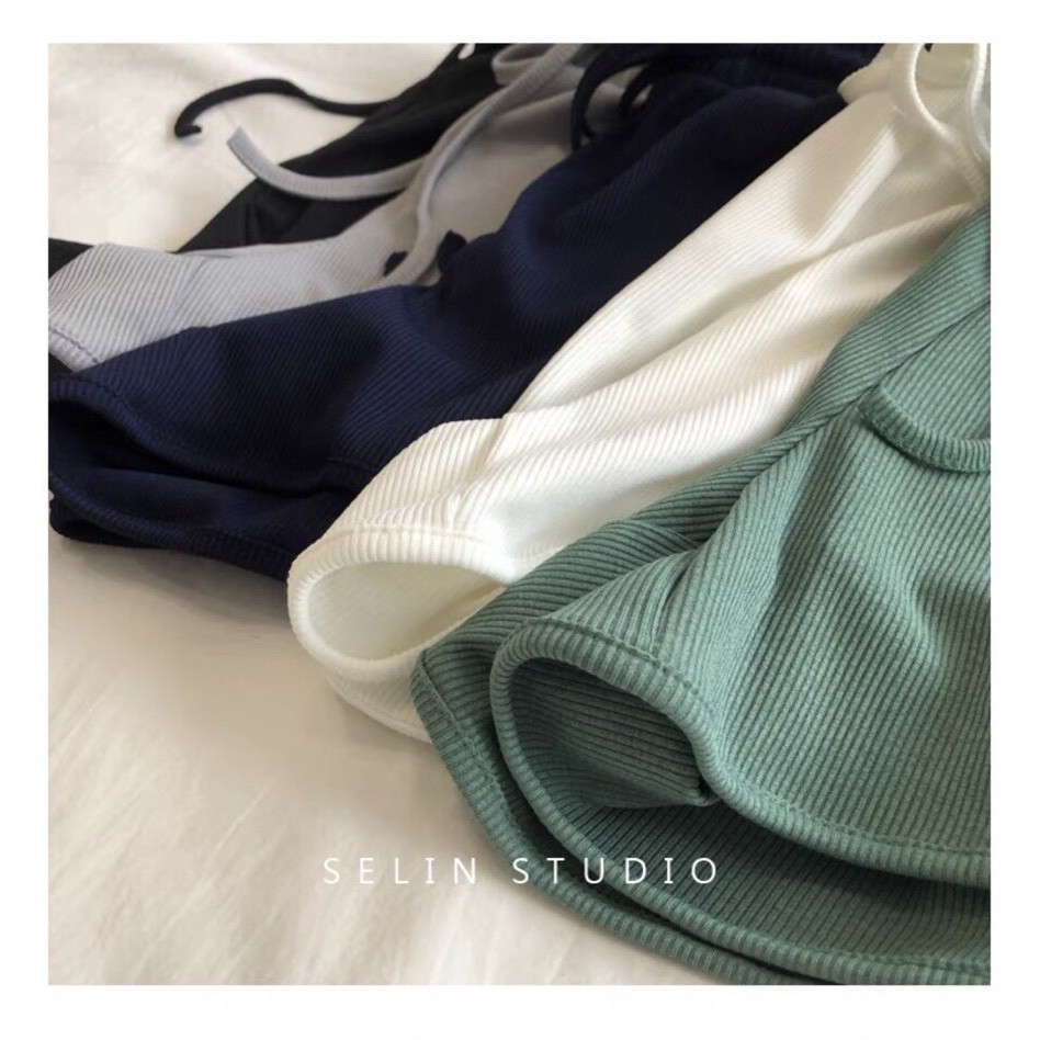 Quần đùi nữ trơn bo tăm , Quần short nữ chất bo tăm siêu mát [Q016] Lamuy_Store | BigBuy360 - bigbuy360.vn