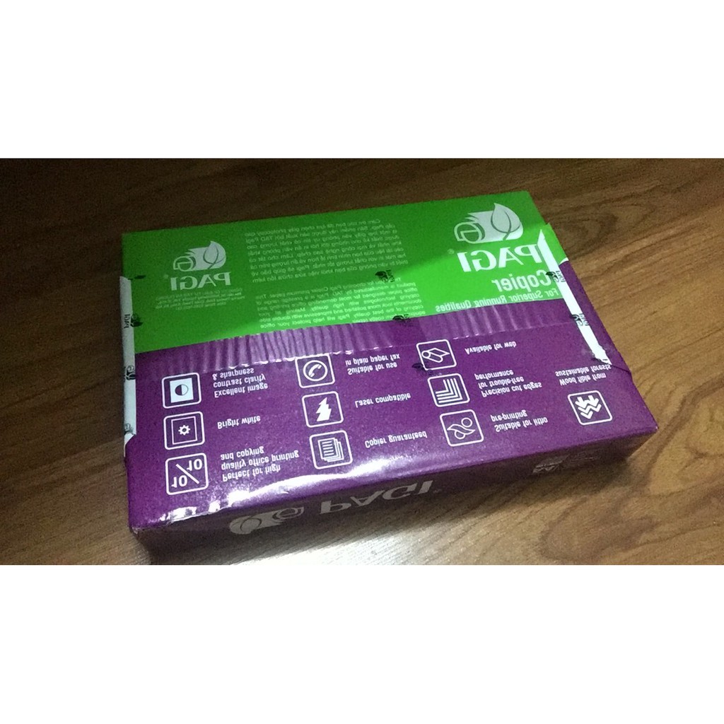 Giấy A4 pagi ĐL 70 GSM/Giấy pagi xanh/Giấy pagi 70
