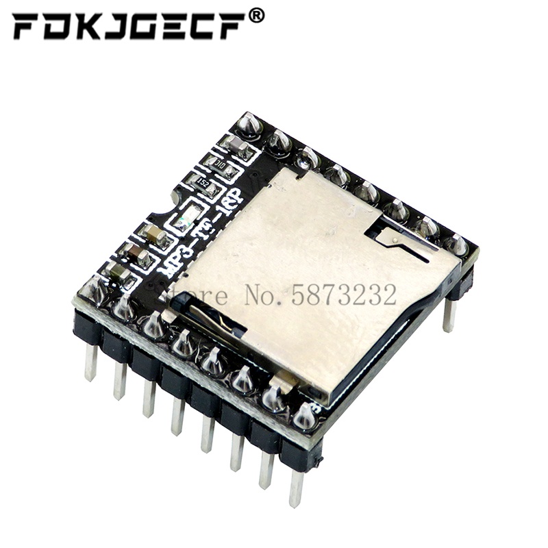 Mô Đun Mini MP3 Hỗ Trợ Thẻ TF Cho Arduino DF Play