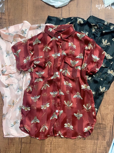 [Mã WASKT410K giảm 10K đơn 50K] Áo sơ mi con ong tay ngắn hàng Quảng Châu | BigBuy360 - bigbuy360.vn