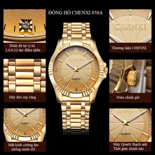 Đồng hồ nam CHENXI 050A GOLD EDITION