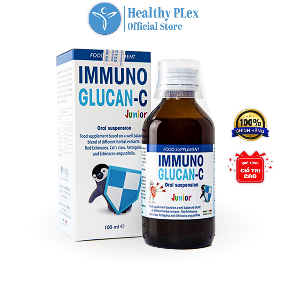 Siro Uống Immuno Glucan C Healthy Plex Tăng Cường Sức Đề Kháng 100ml