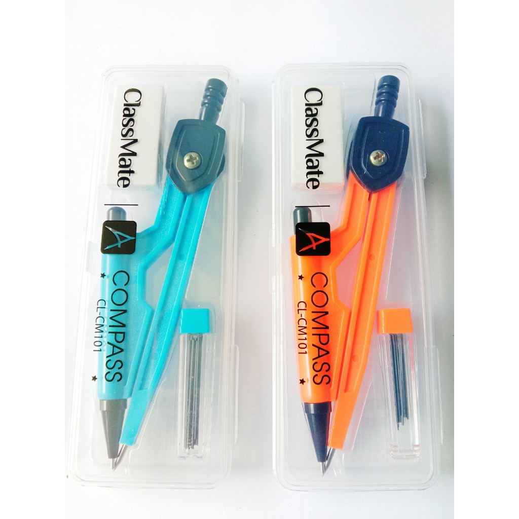 Compa nhựa Lõi Chì Kim Kèm Tẩy CL-CM101