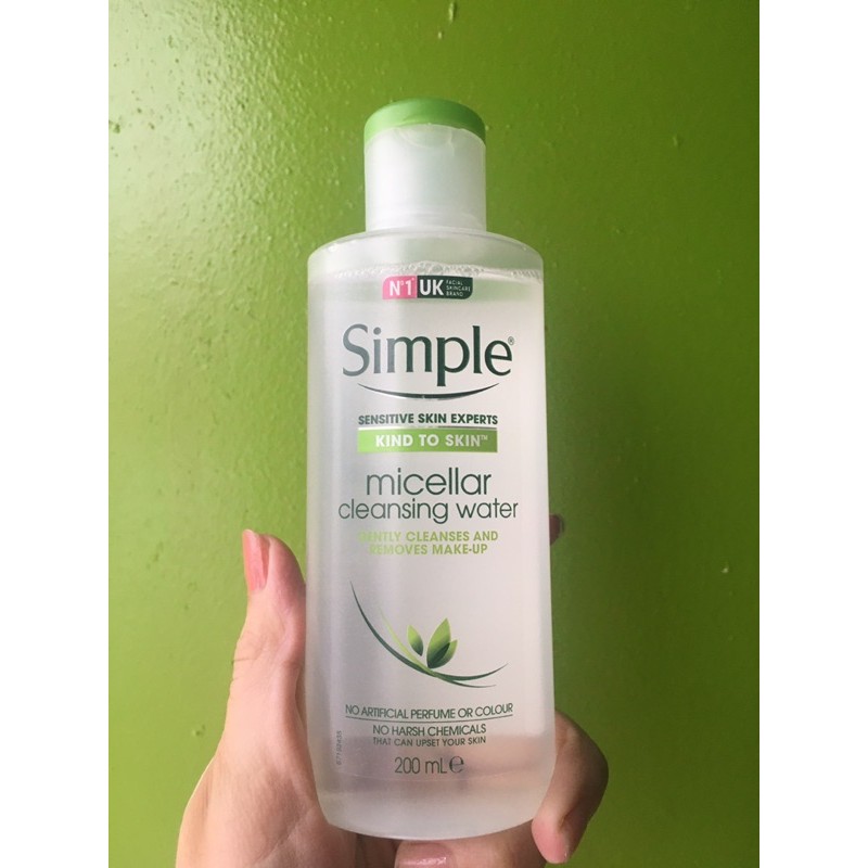 [𝐗𝐀̉ 𝐊𝐇𝐎] Nước tẩy trang Simple Micellar Cleansing Water làm sạch sâu