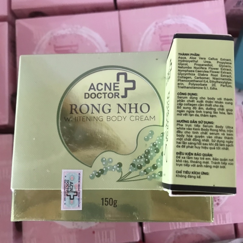 ACNE DOCTOR - BODY RONG NHO CHÍNH HÃNG( tặng serum kích trắng)