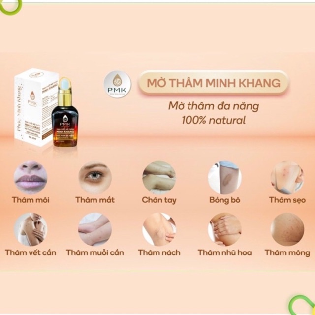 TINH CHẤT MỜ THÂM ĐA NĂNG MINH KHANG⚡mờ thâm siêu tốc⚡, thâm mắt, môi,thâm sẹo⚡tặng kèm quà | BigBuy360 - bigbuy360.vn