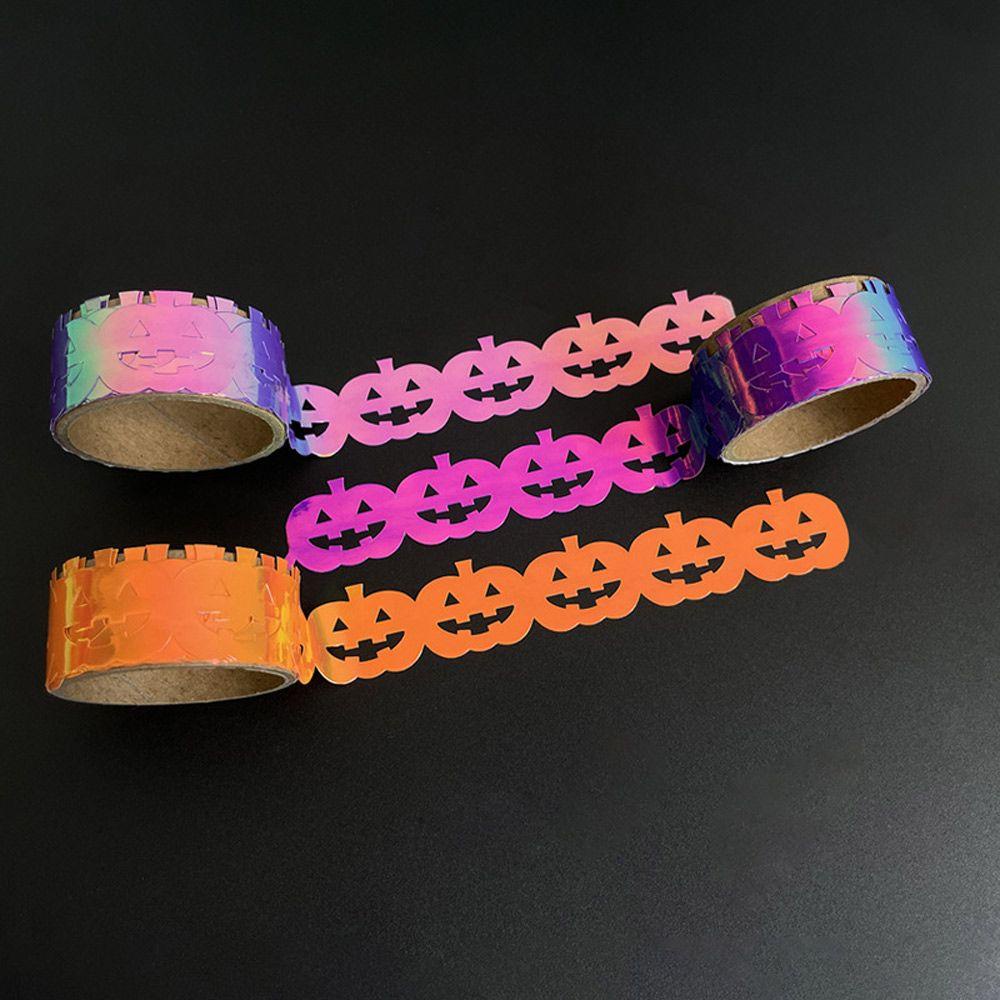 PISTA Cuộn Băng Keo Dán Hình Bí Ngô Nhiều Màu Sắc