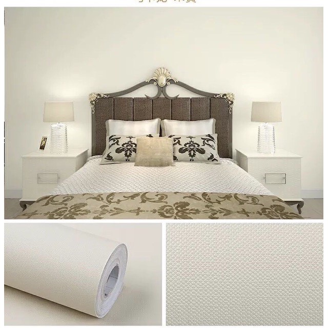 [Giá_rẻ] Giấy dán tường cuộn 10m màu vàng be - 10m decal dán tường màu vàng be có keo sẵn | BigBuy360 - bigbuy360.vn