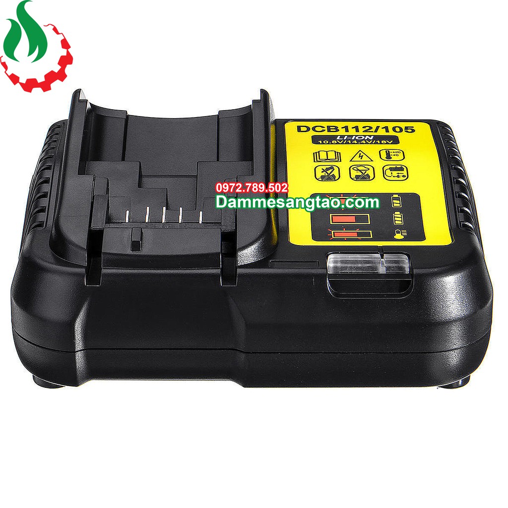 DMST Sạc Pin Dewalt DCB112 14V 18V Li-ion 3.7V nhận mạch zin