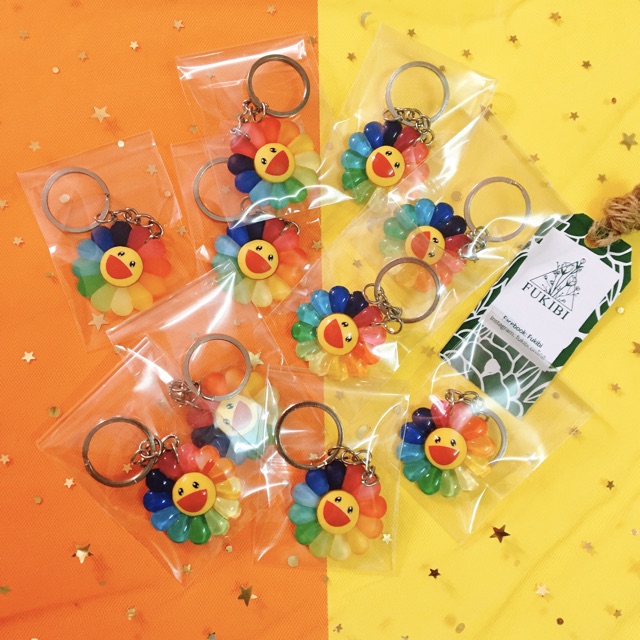 MÓC KHOÁ HOA KAIKAIKIKI 35MM ẢNH THẬT