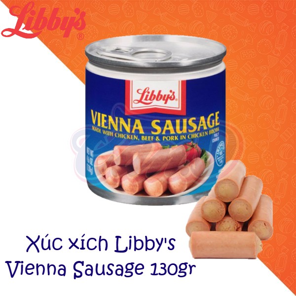  Xúc xích Libby's Vienna Sausage hộp 130gr