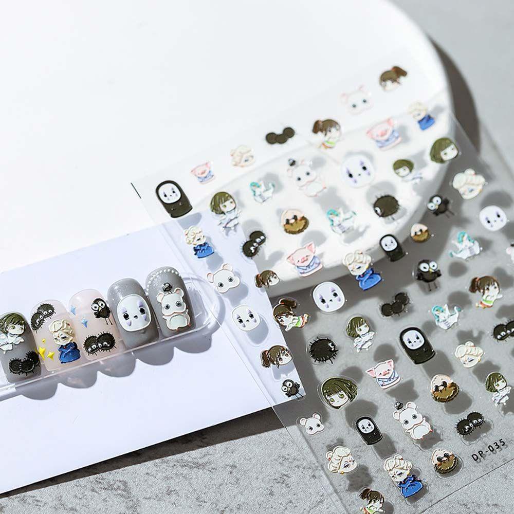 Miếng Dán Trang Trí Móng Tay Nghệ Thuật 5D DIY Xinh Xắn