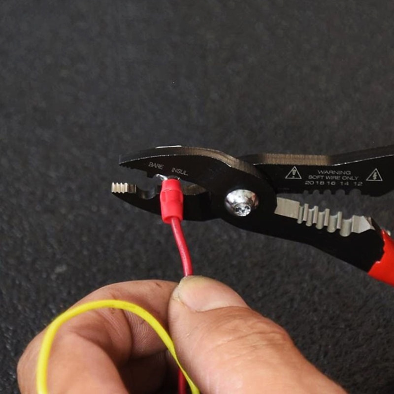 Kìm Tuốt Dây Điện Cách Nhiệt Không Trượt Kèm Tay Cầm Chống Trượt