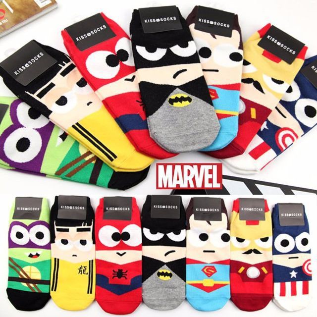Vớ Tất Siêu Nhân Anh Hùng Marvel - DC Comics