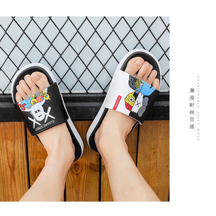 Dép đôi nam nữ quai ngang unisex Kaws x Susame V2 thời trang ulzzang Hàn Quốc TH-89