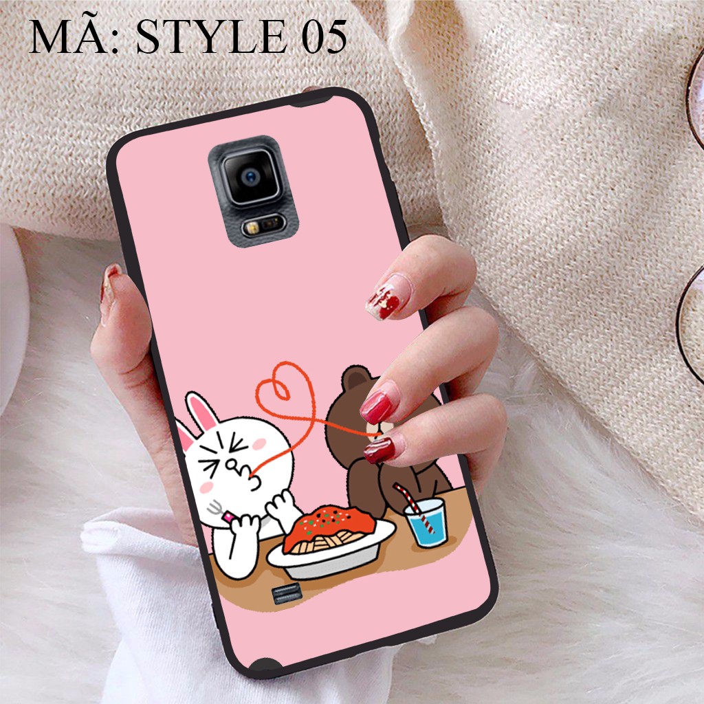 Ốp lưng Samsung Note 4 viền dẻo TPU BST Phong cách