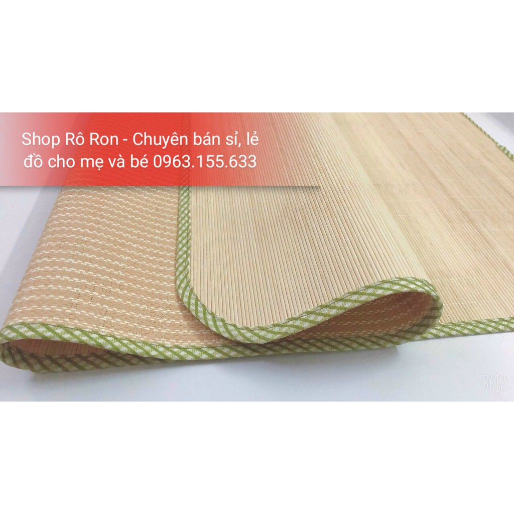 CHIẾU TRE BAMBOO TRẮNG NAN TĂM CHO BÉ