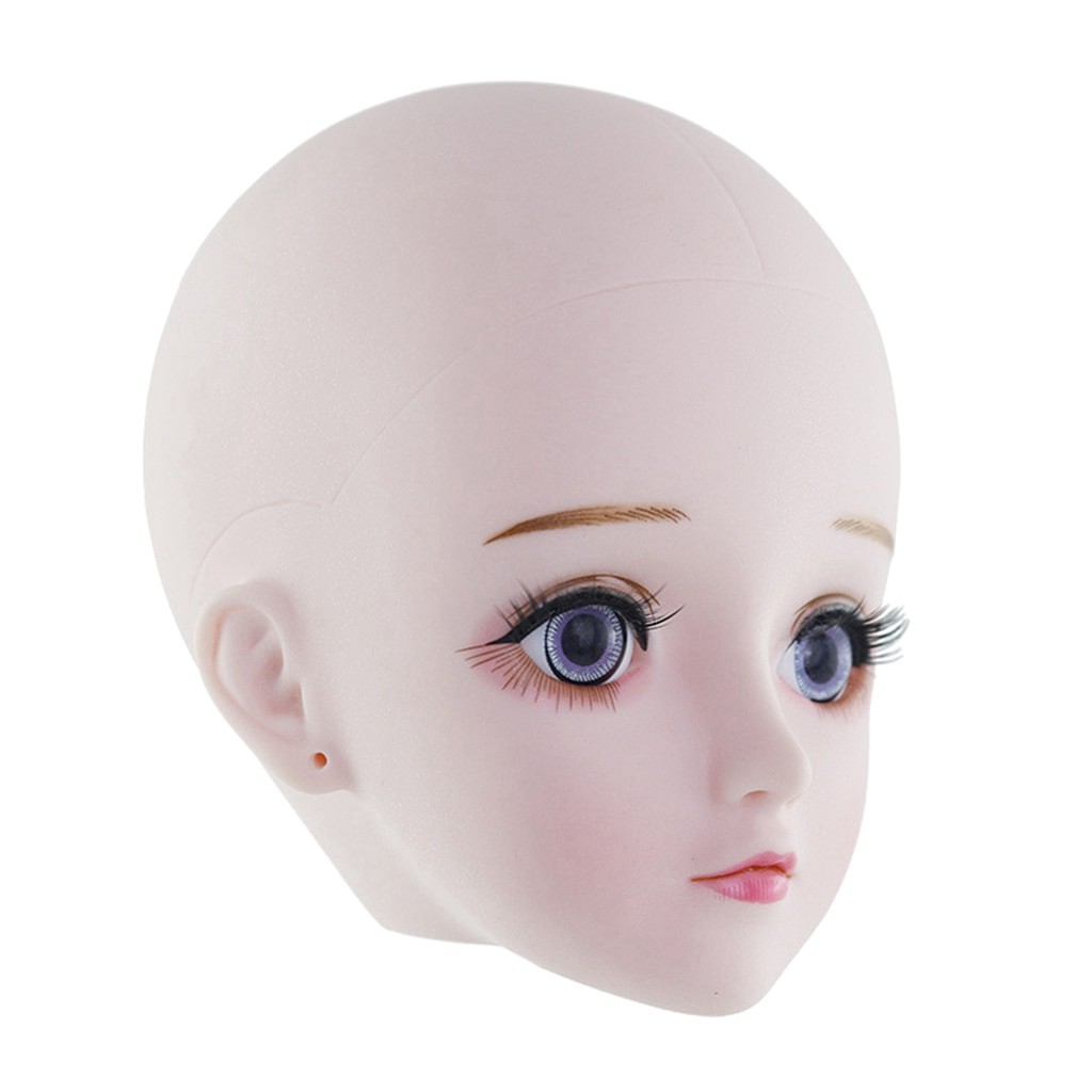 [COD]Ready Stock!!! Cute BJD Doll 1/3 Ball Dolls Head Mold with 4D Eyes DIY Dolls Accessory