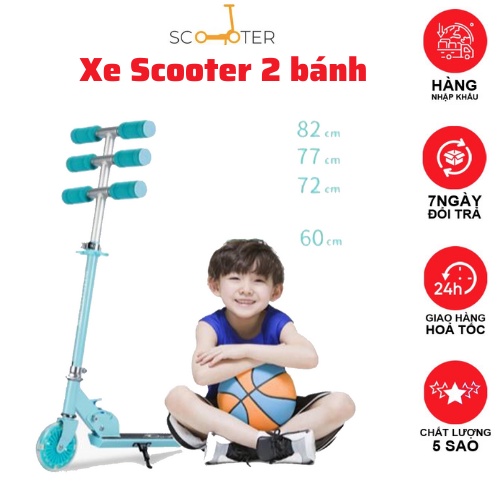 Xe Trượt Scooter 2 Bánh, Hàng  Cao Cấp