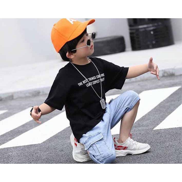 ÁO THUN BÉ TRAI KIỂU HIP HOP