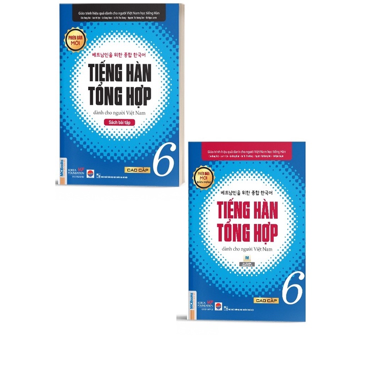 Sách Combo 6 Tập Tiếng Hàn Tổng Hợp Dành Cho Người Việt Nam (Giáo trình+SBT)
