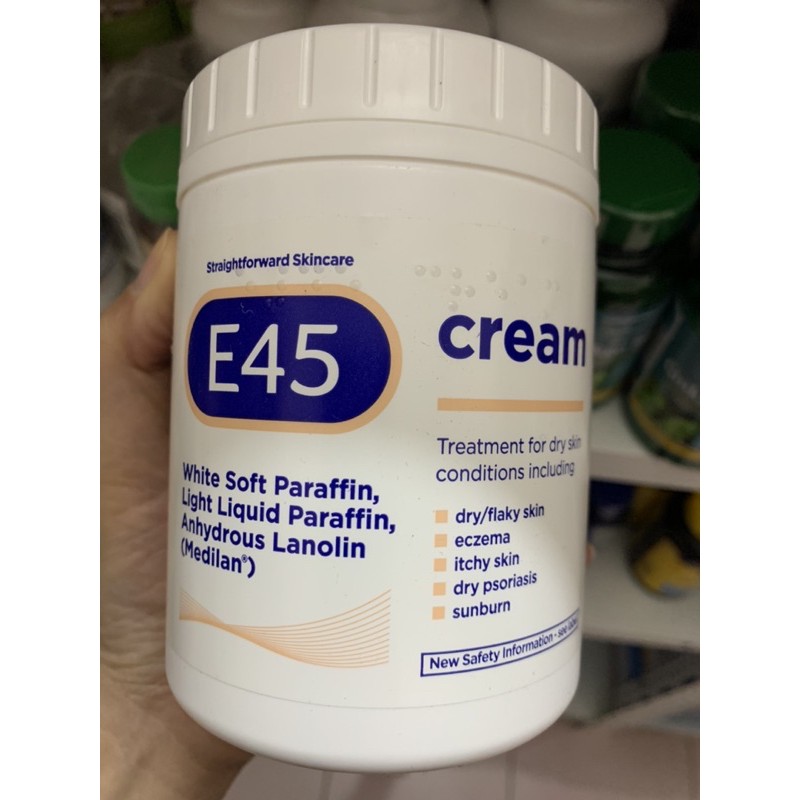 Kem dưỡng da Cream E45 UK hộp 500g