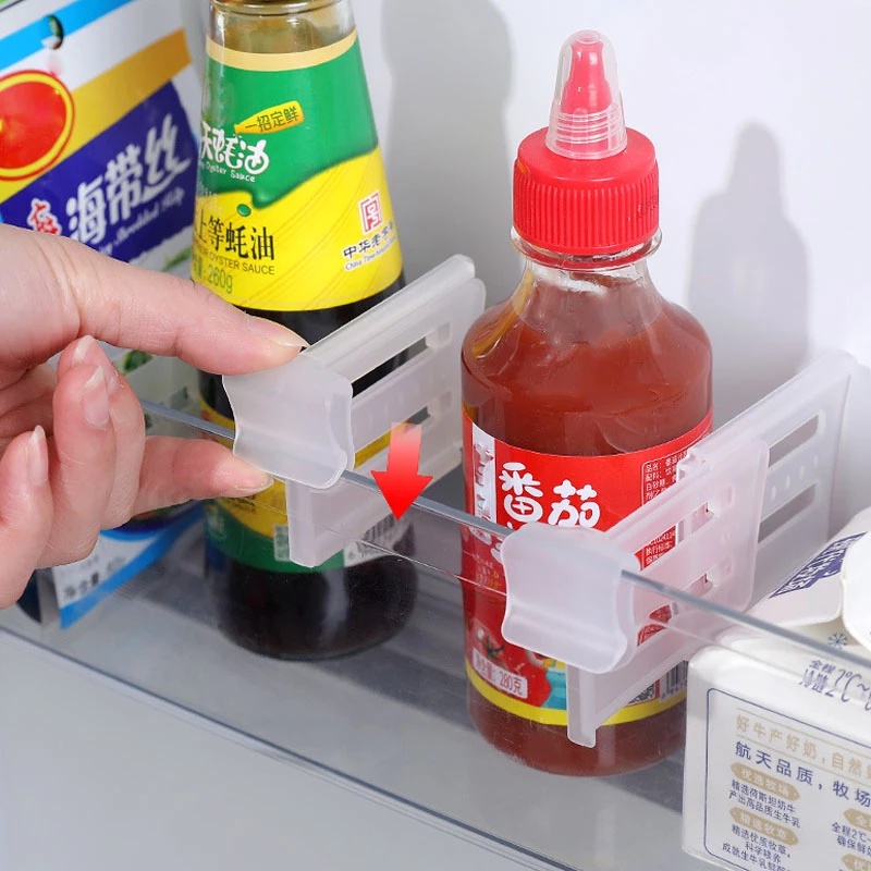Khay Đựng Đồ Dùng/ Thức Ăn/ Mỹ Phẩm Cỡ Nhỏ Có Thể Mở Rộng Tiện Dụng Cho Tủ Lạnh