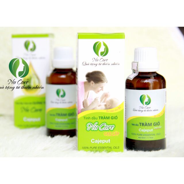 Tinh Dầu Tràm Gió Nguyên Chất Cao Cấp An Toàn Cho Bé Giảm Ho, Nghẹt Mũi, Phòng Cảm NuCare