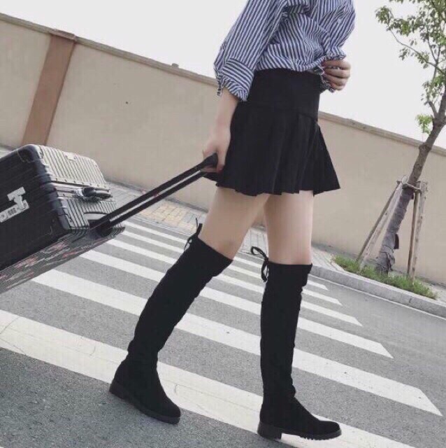 bốt đế bằng có lót lông ấm áp | BigBuy360 - bigbuy360.vn