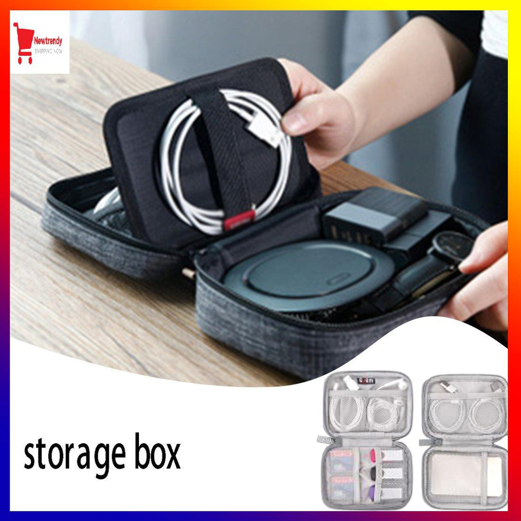 Túi Đựng Dây Cáp Dữ Liệu Cứng Di Động Tiện Dụng 0601 | BigBuy360 - bigbuy360.vn