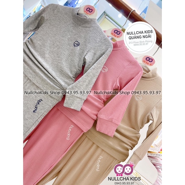 Bộ giữ nhiệt Bu chất sợi tre siêu thấm hút cho bé trai bé gái