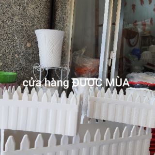 combo 2 chậu nhựa hàng rào nhỏ dài 20cm