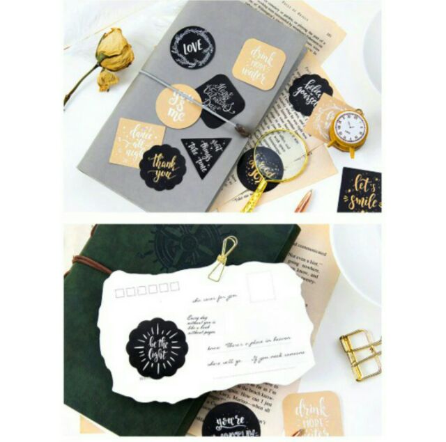 Bộ 45 sticker câu chúc Blessing Wishes
