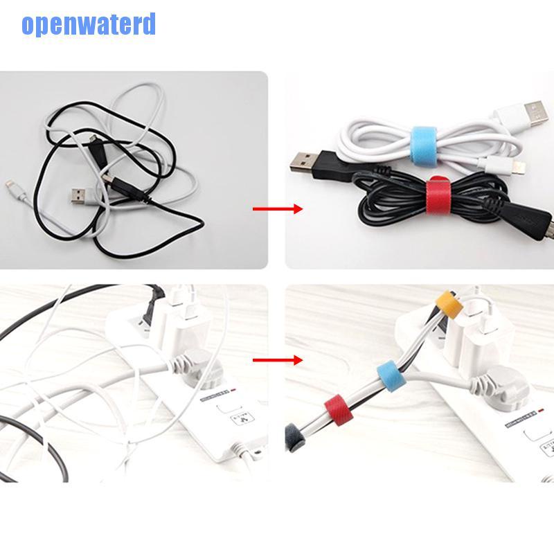 Set 25 Dây Quấn Cáp Tai Nghe Có Thể Tái Sử Dụng