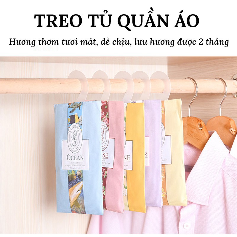 [Mã LIFEAUMAY giảm 10% tối đa 30k đơn 150k] Túi Thơm Treo Xe Ô Tô Thảo Mộc Tự Nhiên Có Móc Treo Tiện Tích CARZONE