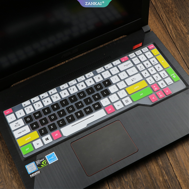 Ốp Lưng Silicon Kèm Bàn Phím Cho Asus Tuf Fx505D 15.6 Inch For Rog Fx63 Fx80 Fz63 Zx63